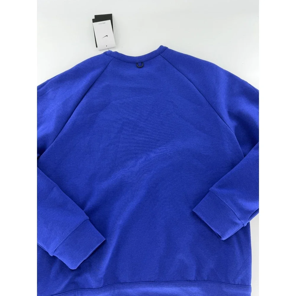 Nike 24.7 ImpossiblySoft Crewneck Sweatshirt‎ Blue HQ6964-455 Men's Small S NWT